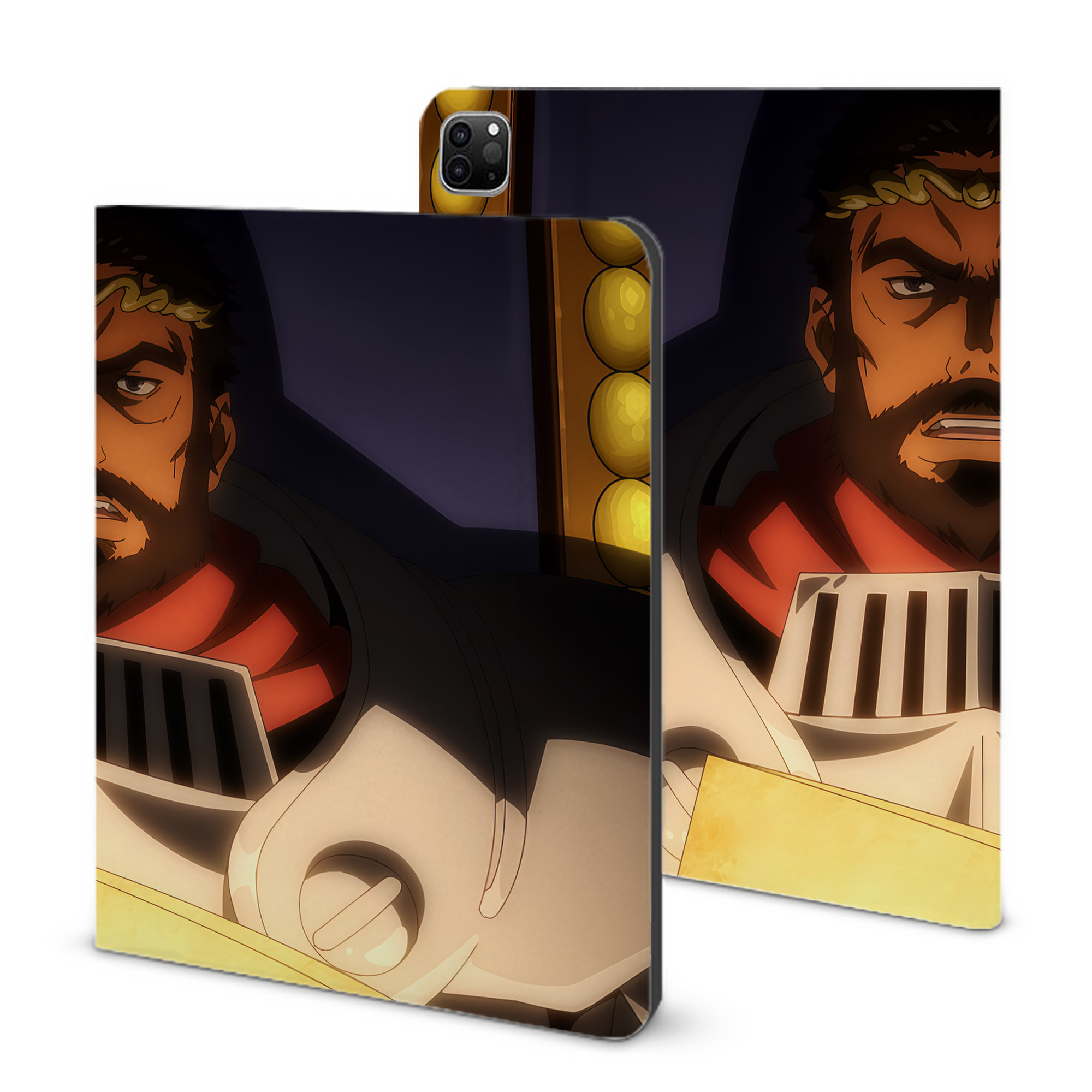 （画像用） 転スラ Regarding Reincarnated to Slime IPad ケース ブック型 PUレザー TPU 耐衝撃 軽量 薄型 ペン収納なし 全面保護 IPad 各モデル対応
